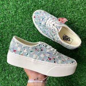 Vans Authentic Platform Woven Foral